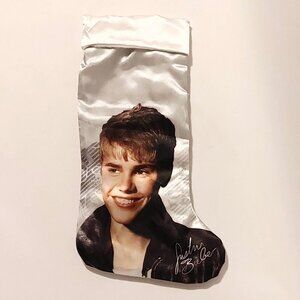 2012 JUSTIN BIEBER Stocking Official Justin Bieber Merch